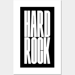 hardrock bold text Posters and Art